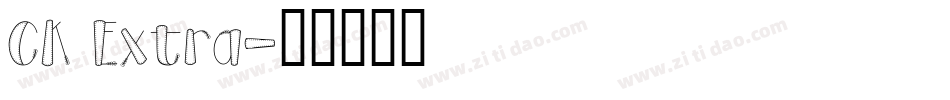 CK Extra字体转换